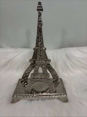 Silver Eiffel Tower Decorative Napkin Holder
